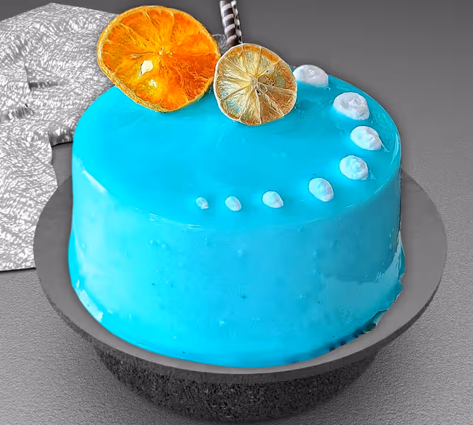 Blue Citrus Cake